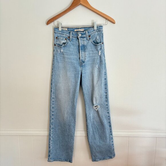 Levi's Ribcage Straight Ankle Jean - Size 25 - Picture 7 of 13